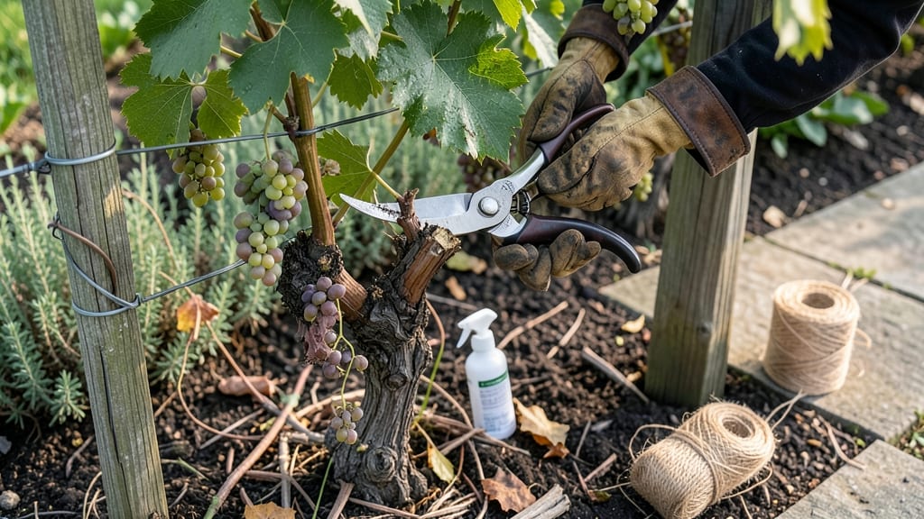 How to Prune a Grape Vine in Autumn: Dormant Season Cuts for Next Year’s Bounty