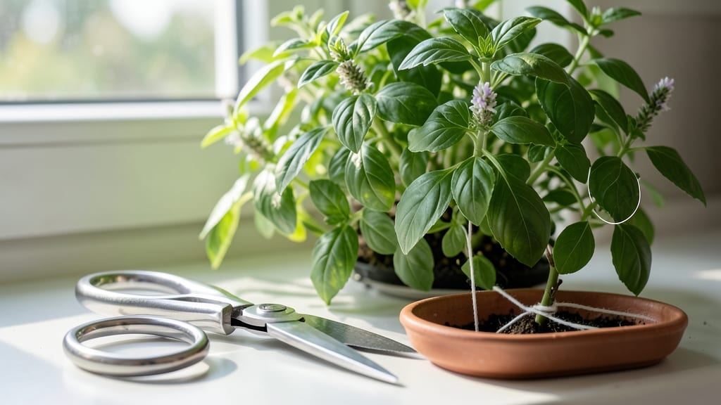 When to Start Pruning Basil: Early Leaf Pinching for Bushier Plants