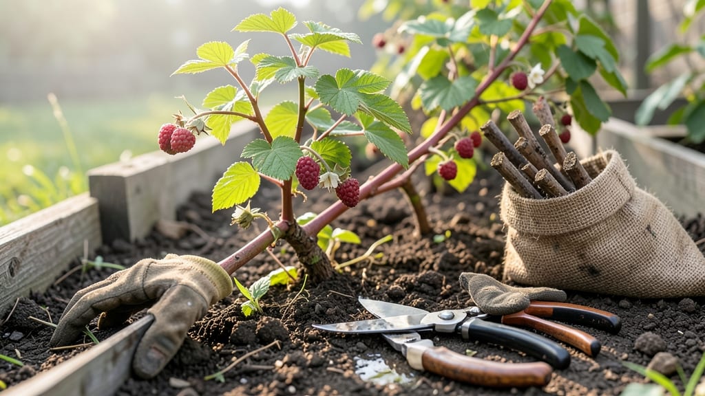 Pruning Red Raspberries: Year-Round Tricks for Bushier Growth and Blooms