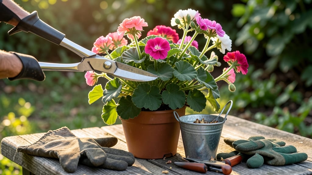 How to Prune Geraniums in Pots: Revitalize Wilted Foliage With 3 Cuts