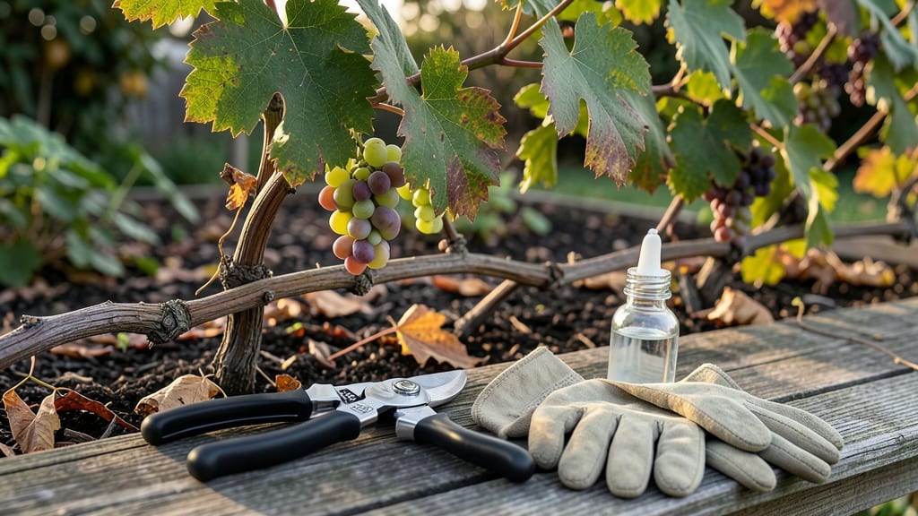Pruning Fall Grapes: Late-Season Cuts for Stronger Vines Next Year