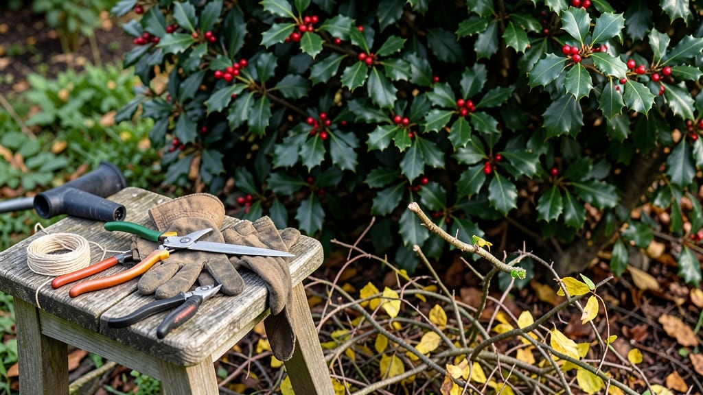 How to Prune Overgrown Holly Bushes: Late-Winter Revival for Dense, Glossy Growth