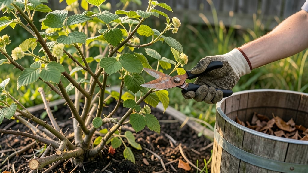 Pruning Raspberry Bushes in the Spring: Year-Round Vigor With 3 Simple Cuts