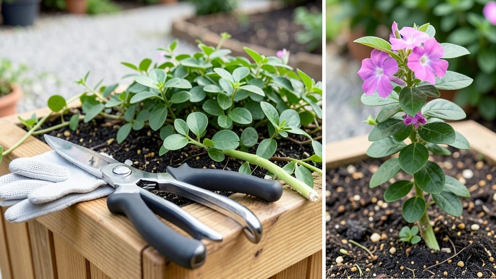 Pruning Vinca Plants: Deadheading Trick for Nonstop Summer Blooms