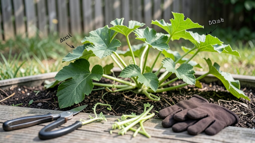 Watermelon Pruning Diagram: Cutting Guide for Bigger, Sweeter Fruit
