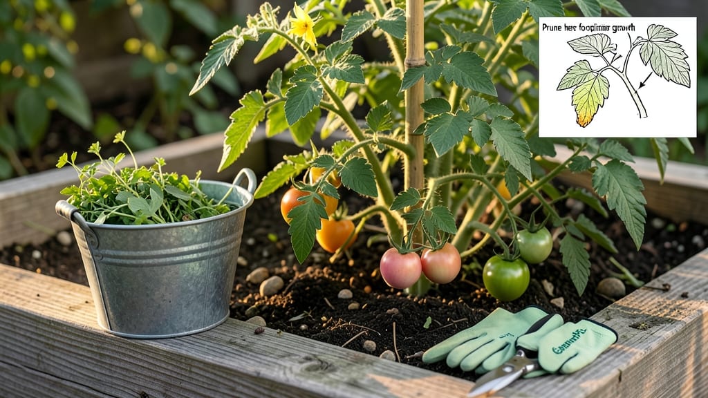 Step-By-Step Photo Guide: Prune Tomato Plants for Maximum Yield and Airflow
