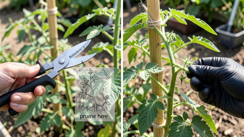 Which Branches to Prune on Tomato Plants: Succession Pruning for Nonstop Harvests