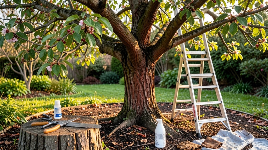 Pruning Mature Trees: Strategic Cuts for Healthier Growth and Safety