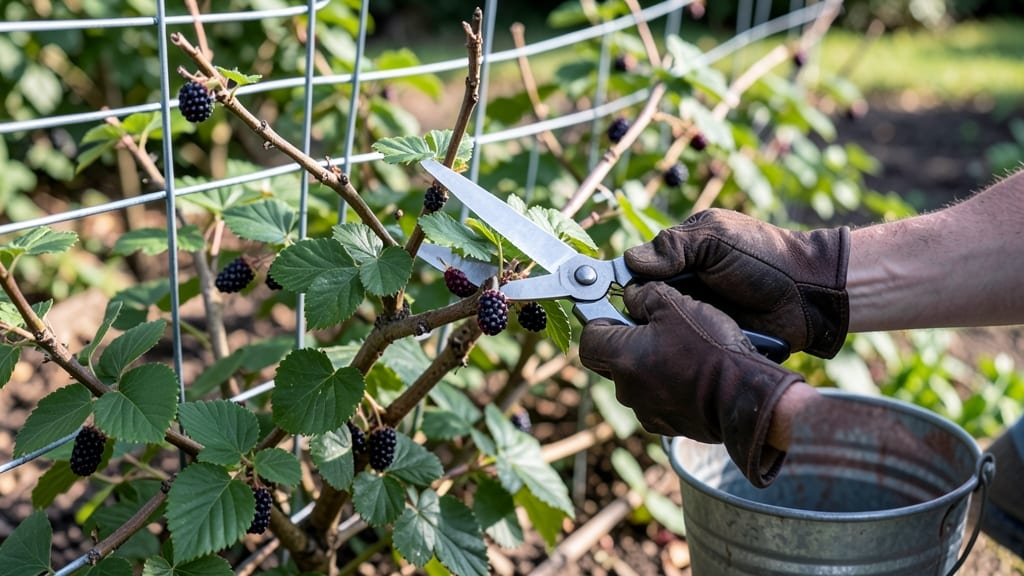 Pruning Thornless Blackberries: Year-Round Tricks for Bountiful Fruit and Strong Canes