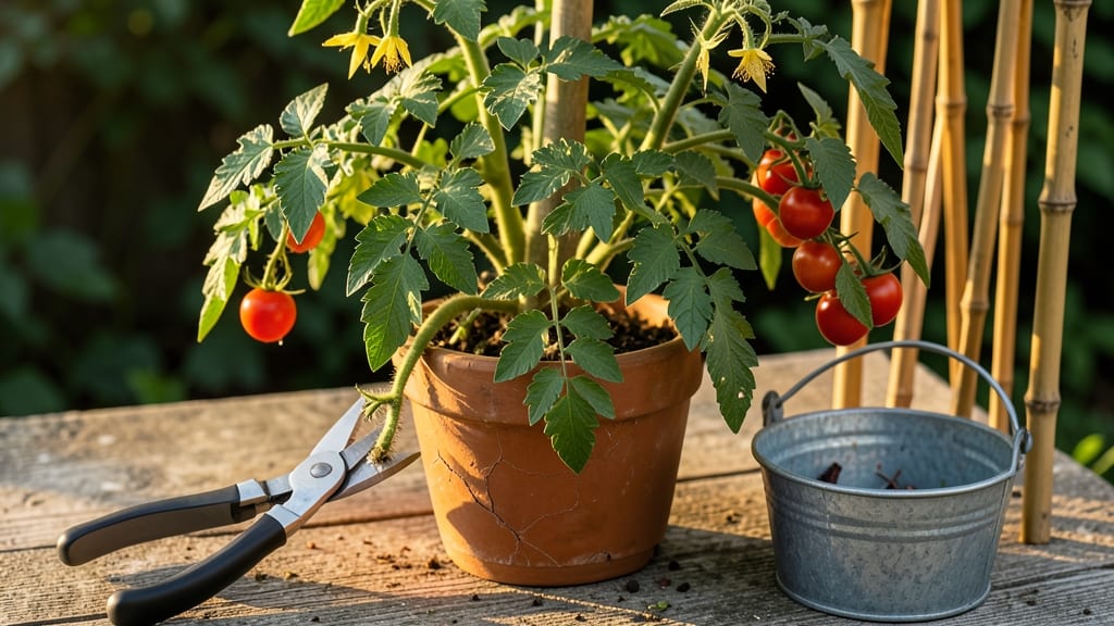 Pruning Tomato Plants in Pots: Pinch for Airflow, Boost Fruit Every Time