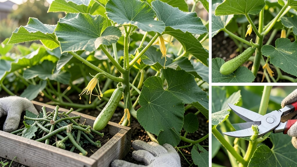 Pruning Parts of a Cucumber Plant: Year-Round Tricks for Bountiful Harvests