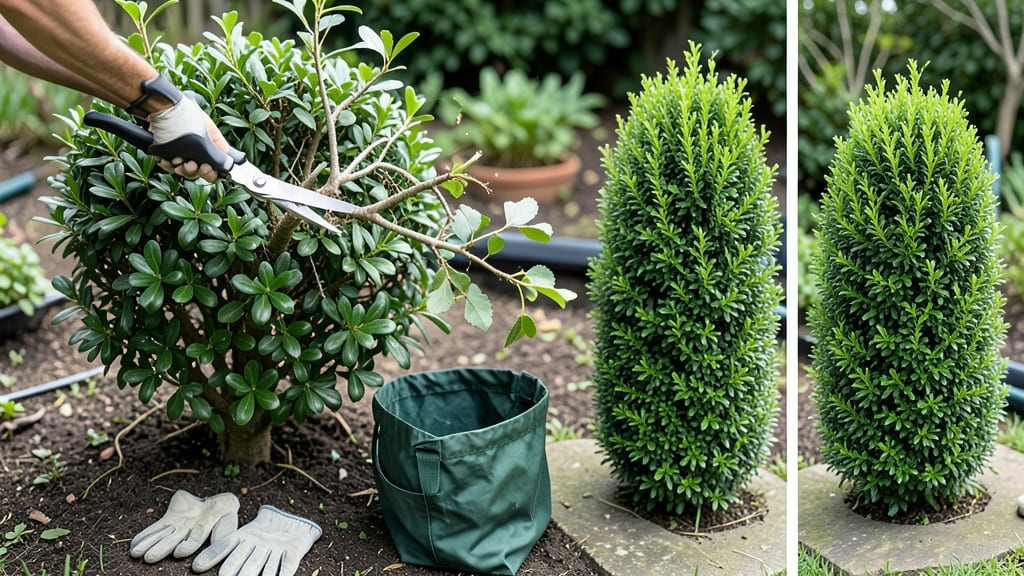 Hard Pruning Boxwoods: When and How to Revitalize Dense Shrubs