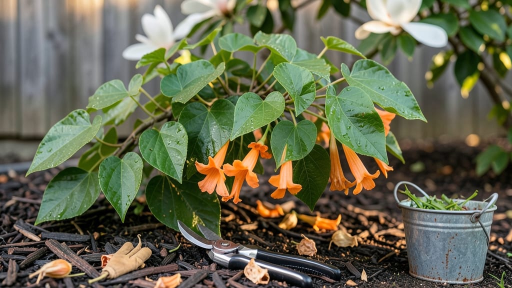 Pruning Trumpet Vine Plants: Year-Round Tricks for Bushier Growth
