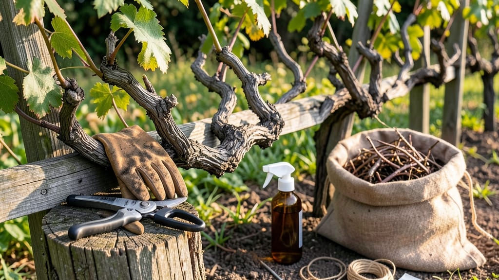 Pruning Old Grape Vines: Year-Round Guide to Revitalize Growth