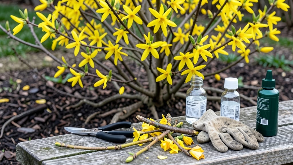 Prune Overgrown Forsythia: Spring-Bloom Revival in 3 Steps