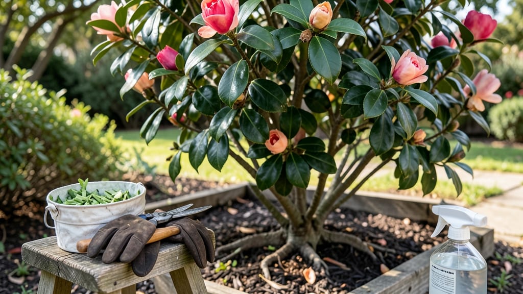 Hard Prune Camellia: Dormant Season Technique for Healthier Blooms