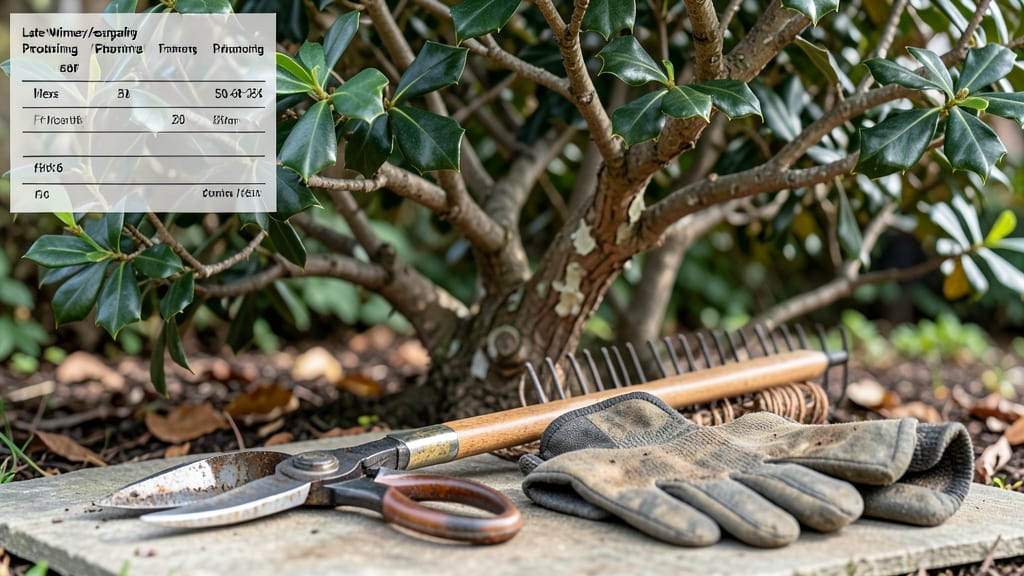 When Is the Best Time to Prune Holly Trees: Exact Months and Growth Stage Rules