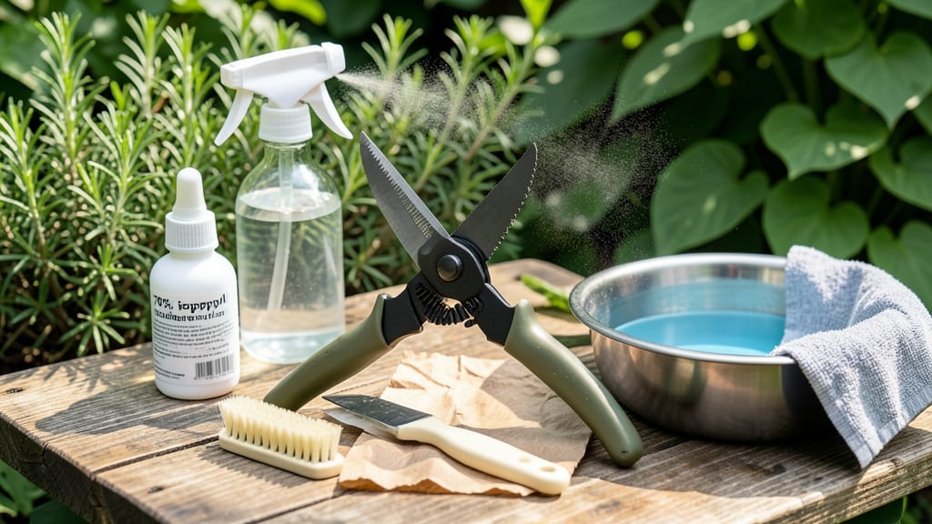 Disinfect Pruning Tools: Rust-Proof Steel Sanitizer for Healthy Cuts